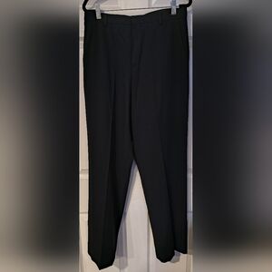Calvin Klein Sz 20 Regular Mens Classic Black Dress Pants